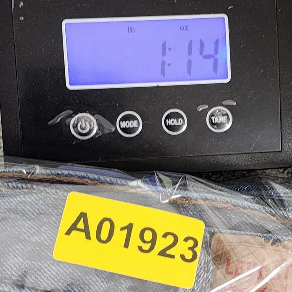 Vintage Levi's 501 Jeans Mens W40 L30.5* Blue Distressed Button Fly Straight Leg - Picture 14 of 14